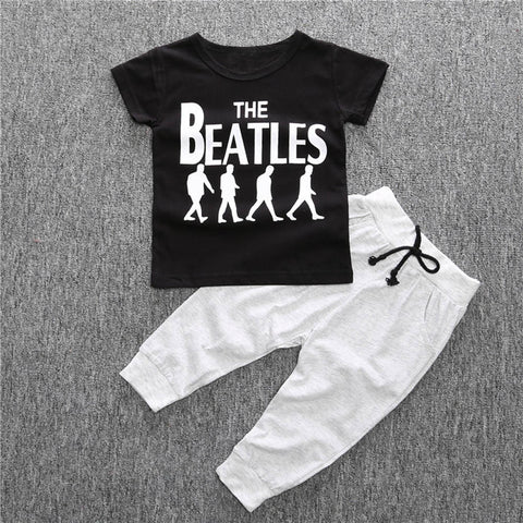 The Beatles T-shirt Top & Long Pant Outfit